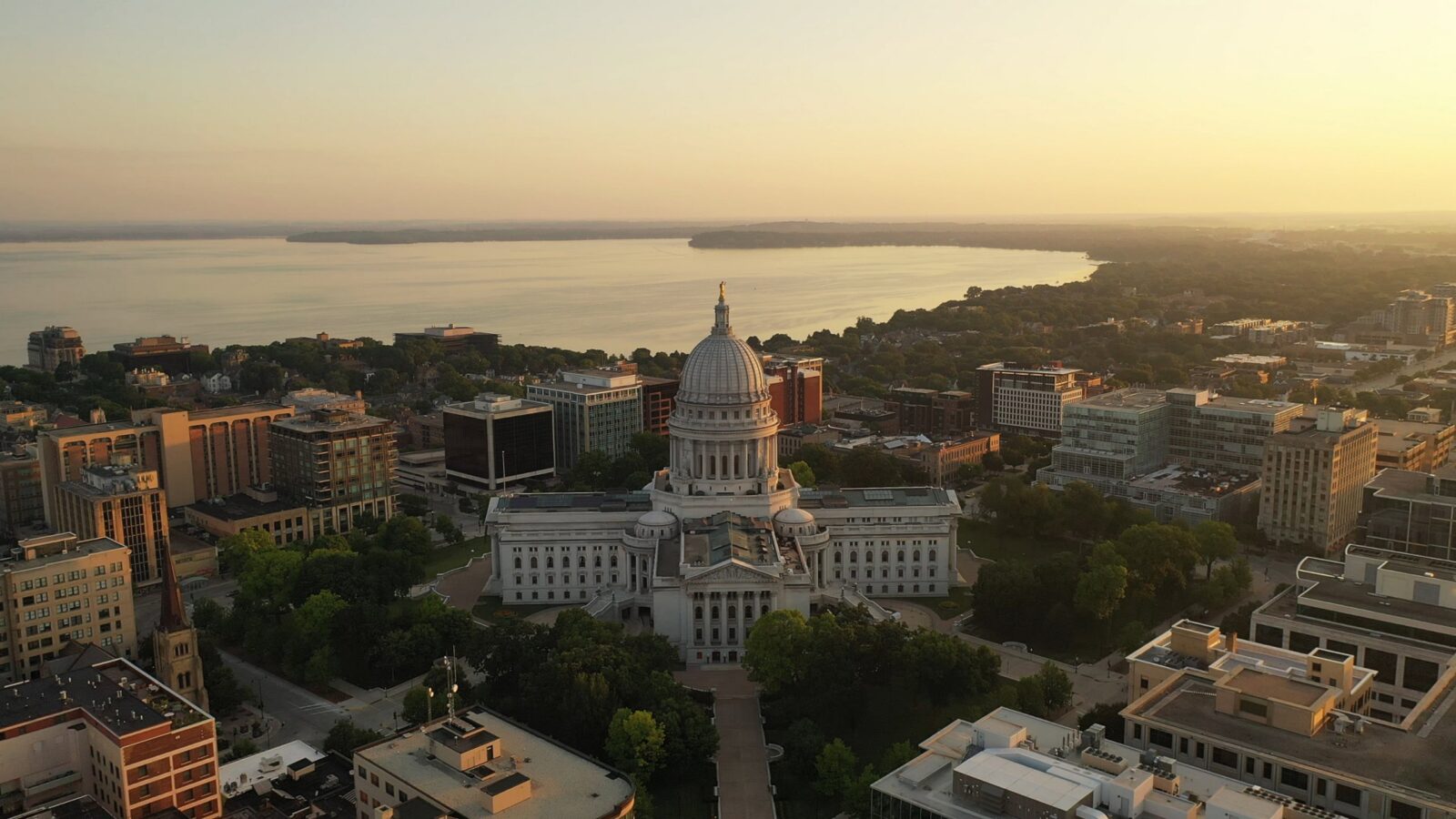 Skyline view of Madison's capitol